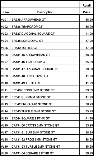 VL01 Display Prices